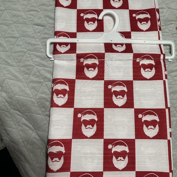 Other - Santa / Christmas shower curtain and rings 72" x 72"